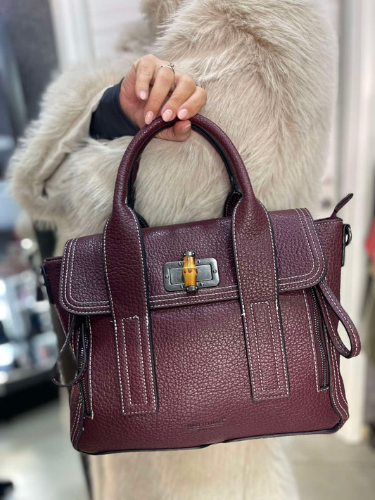 BURGUNDY BAG