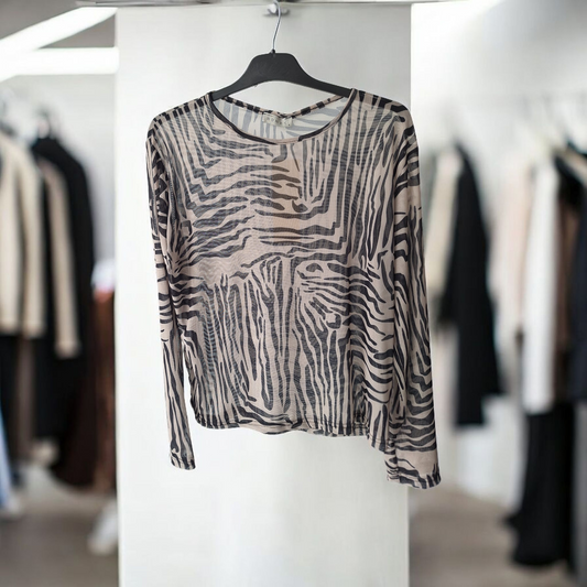 Ημιδιαφανη μπλούζα VANILLA